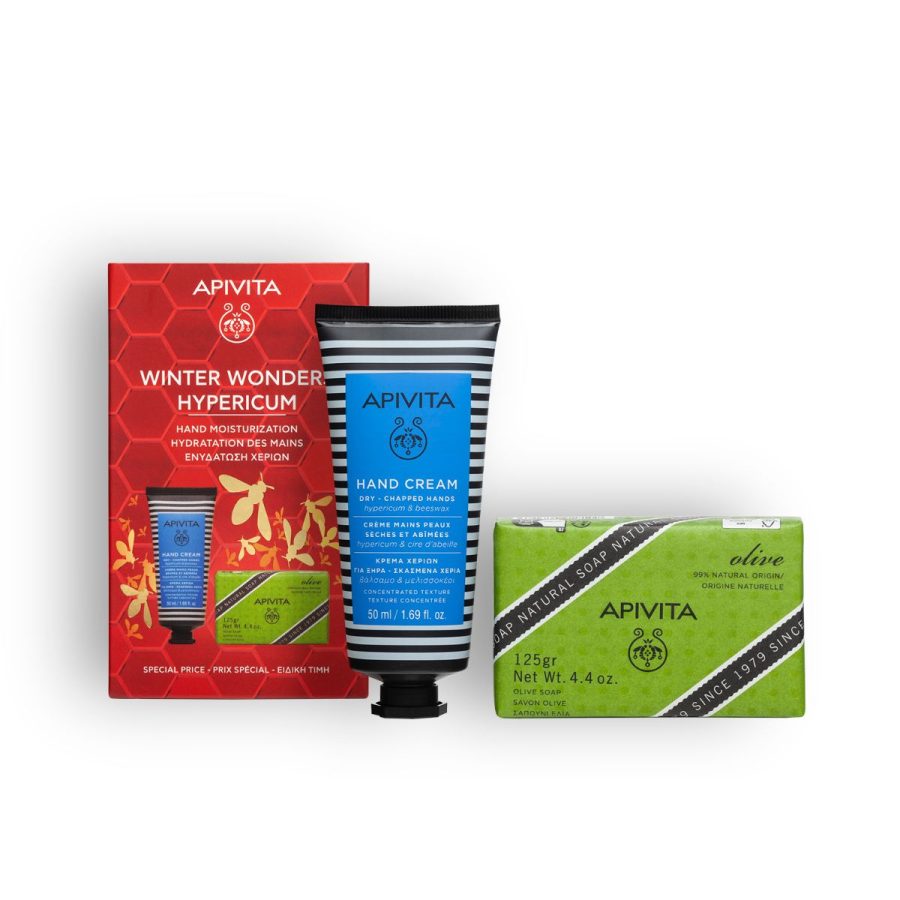 Set Apivita 2024 krema za suhe i oštećene ruke i sapun