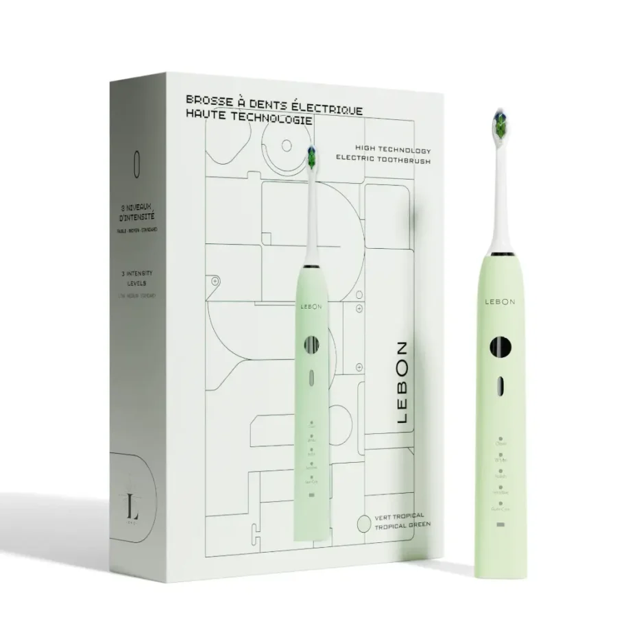LEBON ELECTRIC TOOTHBRUSH TROPICAL GREEN