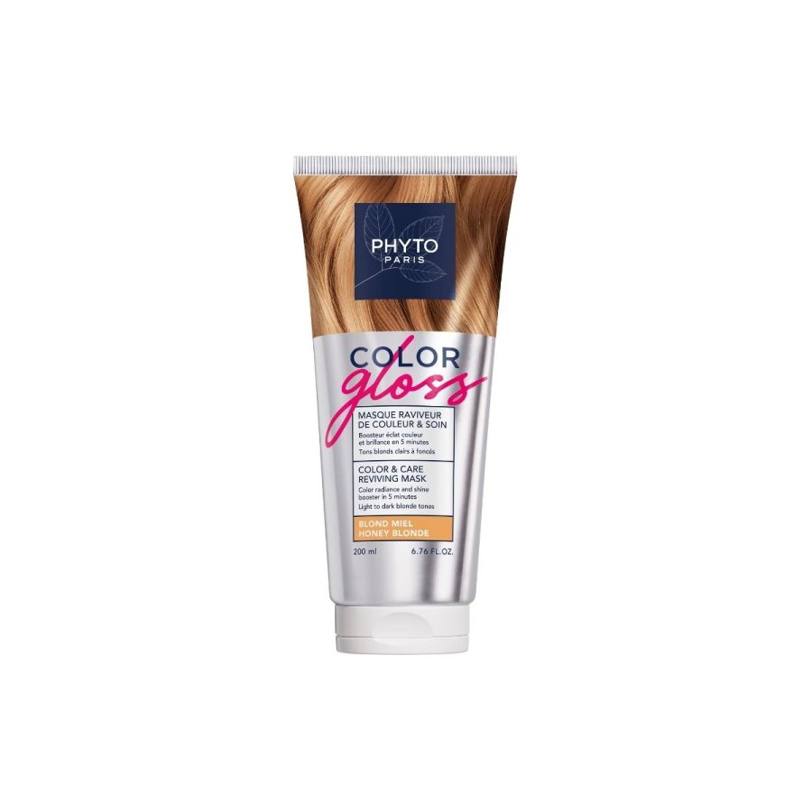 PHYTO COLOR GLOSS 2-u-1 maska za obojanu kosu – medeno plava 200 ml
