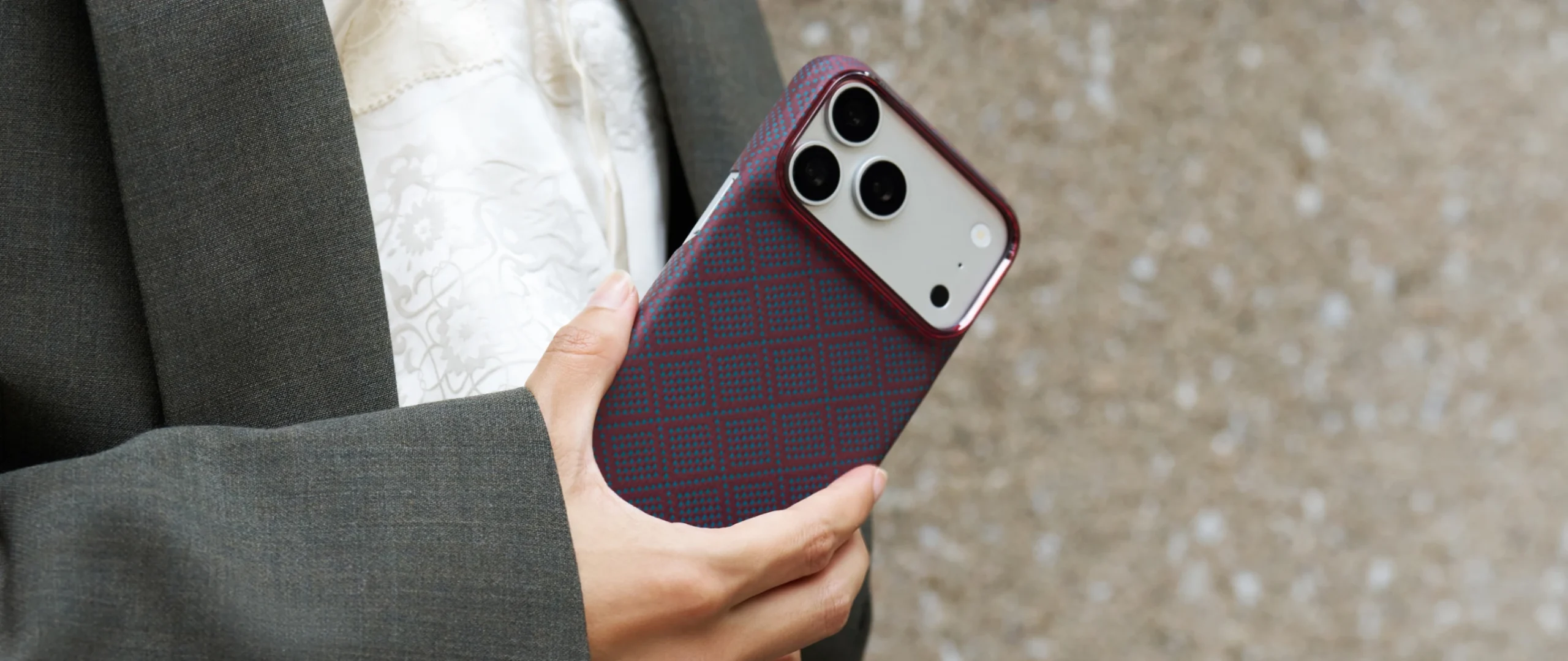 Pitaka Argyle maskica za iPhone 18